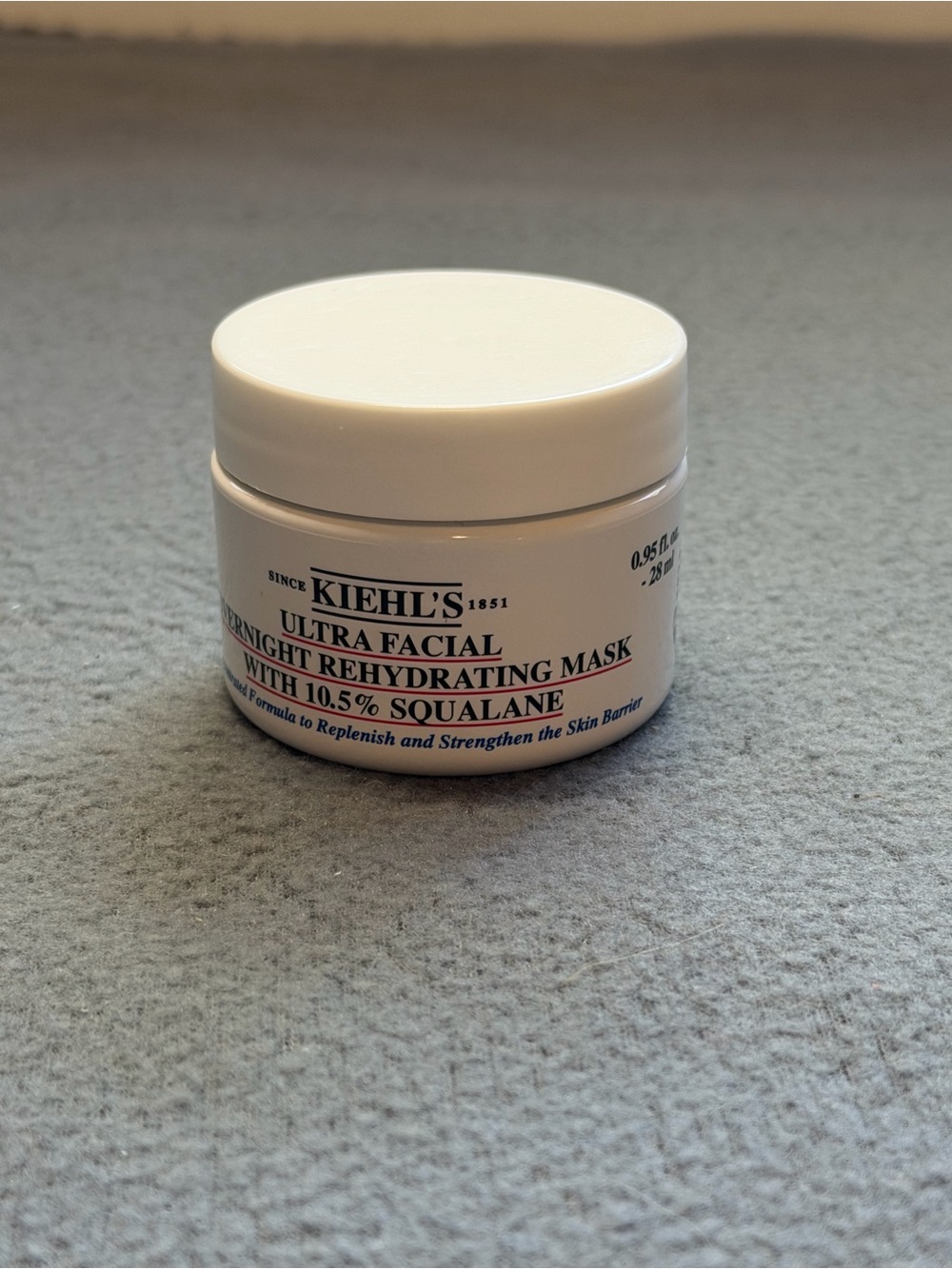 Kiehl's Ultra Facial Overnight Rehydrating Mask with 10.5% sqalane .95oz